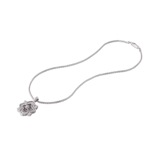 Buccellati Opera Tulle Premium White Gold Diamond Pendant Necklace