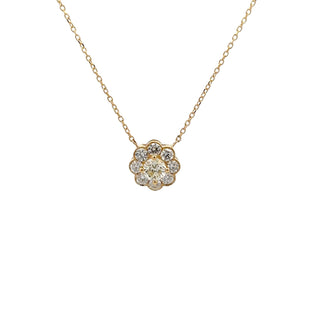 Tenenbaum Workshop Diamond Cluster Pendant Necklace