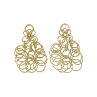 Buccellati Hawaii Yellow Gold Pendant Earrings