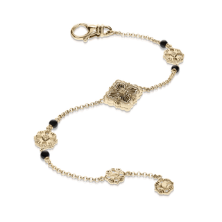 Buccellati Opera Tulle Yellow Gold Onyx Bracelet