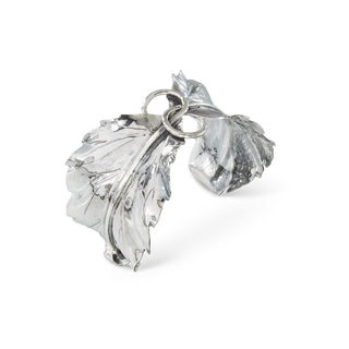 Buccellati Sterling Silver Apple Mario Leaf Cuff Bracelet
