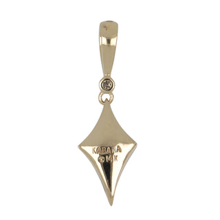 Estate Kabana 14K Gold Spiny Oyster Pendant with Diamond