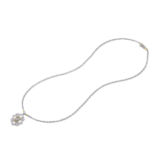 Buccellati Opera Full Pave Diamond Pendant Necklace