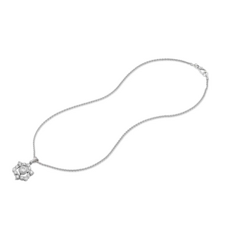 Buccellati 18K White Gold Diamonds Drop