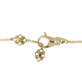 Estate Buccellati Opera Tulle Yellow Gold Pendant Necklace in Red Enamel