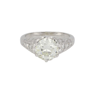 Estate Platinum Diamond Engagement Ring