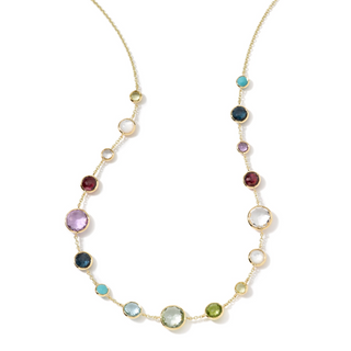 Ippolita 18K Gold Multi Gemstone Lollipop Lollitini Short Necklace