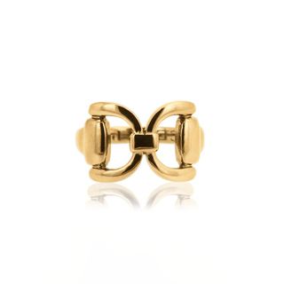 Vincent Peach 14K Gold Tied Bit Ring