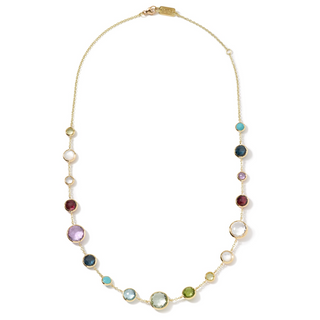 Ippolita 18K Gold Multi Gemstone Lollipop Lollitini Short Necklace