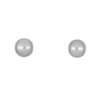 Vintage/Estate White 14K Gold Tahitian Pearl Stud Earrings