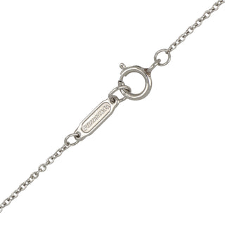 Estate Tiffany & Co. Platinum Diamond "Tiffany Hearts" Pendant Necklace