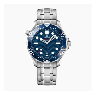 Omega Stainless Steel Seamaster Professional Diver in Blue Ceramic