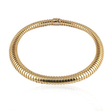 Load image into Gallery viewer, Vintage Bersoni 18K Gold Tubogas Necklace
