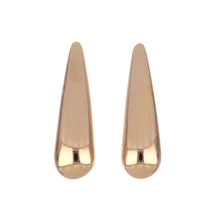 Ponte Vecchio 18K Rose Gold Hollow Teardrop Earrings