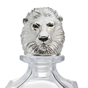Deakin & Francis Silver Matte Silver Lion Decanter