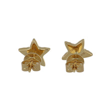 Load image into Gallery viewer, 18K Gold Small Diamond Star Studs

