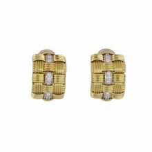 Load image into Gallery viewer, Estate Roberto Coin 18K Two-Tone Gold &#39;Appassionata&#39; Earrings
