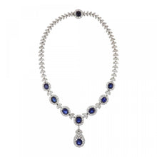 Load image into Gallery viewer, Important Mid-Century Petochi Platinum Sapphire and Diamond Demi-Parure
