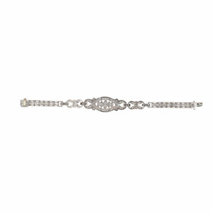 Art Deco 1930s Platinum Diamond Bracelet