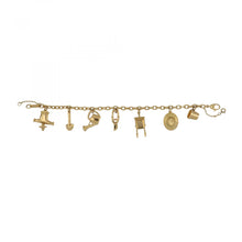 Load image into Gallery viewer, Vintage 18K Gold 1990s Cartier Gardening Motif Bracelet
