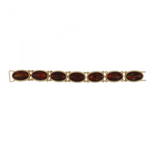 Load image into Gallery viewer, Estate 14K Gold Amber Bracelet
