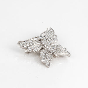 Tiffany & Co. Platinum Diamond Butterfly Pin