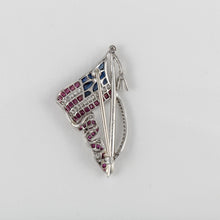 Load image into Gallery viewer, Oscar Heyman Bros. American Flag Pin
