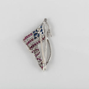 Oscar Heyman Bros. American Flag Pin