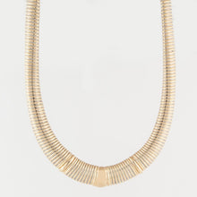 Load image into Gallery viewer, Vintage Cartier 1980s 18K Gold and Steel Tubogas Necklace
