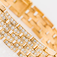 Load image into Gallery viewer, Estate Cartier Maillon Panthère 18K Gold  Link Diamond Bracelet
