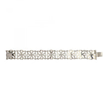 Load image into Gallery viewer, Estate Taxco Sterling Silver Quatrefoil Bracelet
