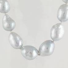 Load image into Gallery viewer, Mikimoto 18K White Gold Cultured Baroque Pearl Necklace
