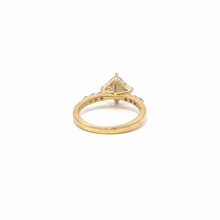 Load image into Gallery viewer, GIA 1.21 Carat Princess-Cut Diamond 18K Gold Engagement Ring
