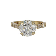 Load image into Gallery viewer, Estate 18K Gold Round Diamond Engagement Ring
