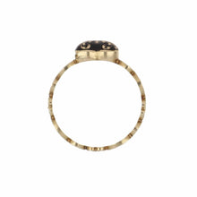 Load image into Gallery viewer, Masterpiece Late Georgian Enamel 15K Gold Mourning Ring
