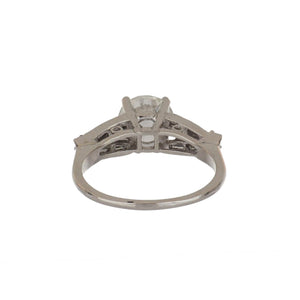 Retro 1.51 Carat Old European-Cut Diamond Engagement Ring
