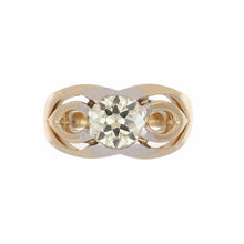 Load image into Gallery viewer, Art Deco Old European-Cut 14K Gold and Platinum Ring
