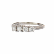 Load image into Gallery viewer, Mid-Century Diamond 14K White Gold Band
