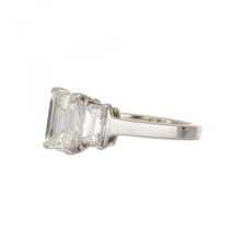 Load image into Gallery viewer, GIA 3.01 Carat Emerald-Cut Diamond Engagement Ring
