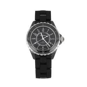 Chanel Stainless Steel Black J12 Watch