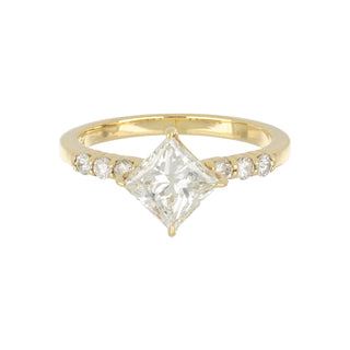 Tenenbaum Workshop GIA 1.21 Carat Princess Cut Diamond Engagement Ring