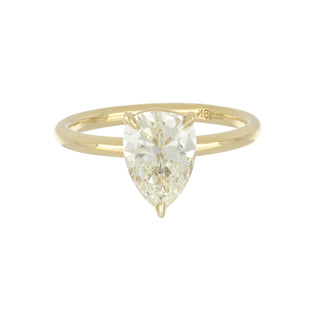 Tenenbaum GIA 1.56 Carat Pear Shape Diamond Solitaire Engagement Ring