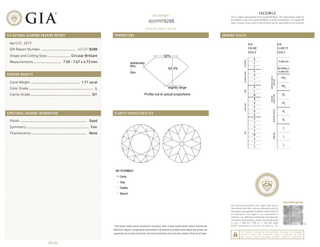 Edwardian GIA 1.65 Carat Round Cut Diamond Three Stone Engagement Ring