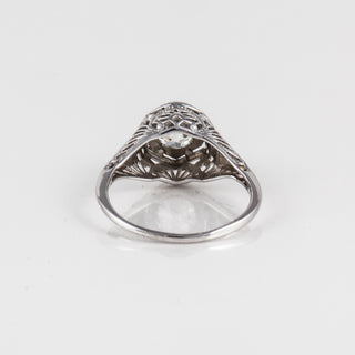 Art Deco GIA 0.80ct Old European-Cut Diamond Solitaire Engagement Ring
