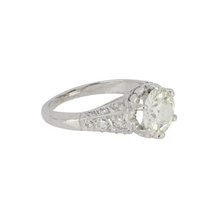 Estate Platinum Diamond Engagement Ring