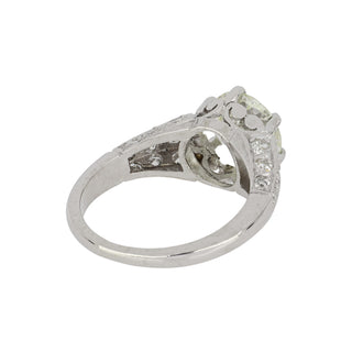 Estate Platinum Diamond Engagement Ring