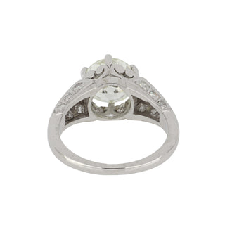 Estate Platinum Diamond Engagement Ring
