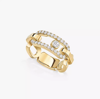 Messika 18K Gold Move Link Diamond Band