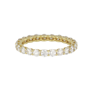 18K Gold Shared Prong Diamond Eternity Band