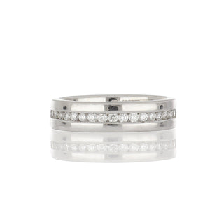 18K White Gold Diamond Eternity Band